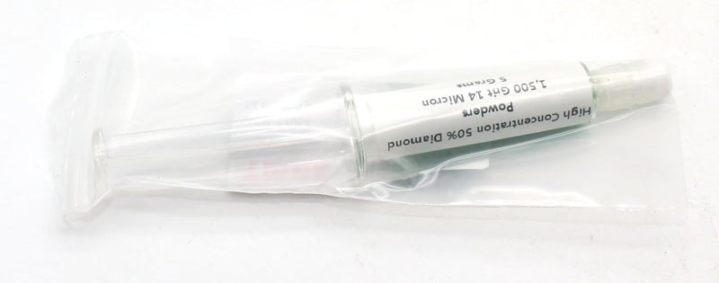 T-MAX 14 Micron 50% Concentration 1500 Grit 5 Gram Diamond Lapping Paste Polishing Compound Syringes Pre Polish for Jewelry, Metal, Ring, Gemstone, Glass, Coin - Image 3